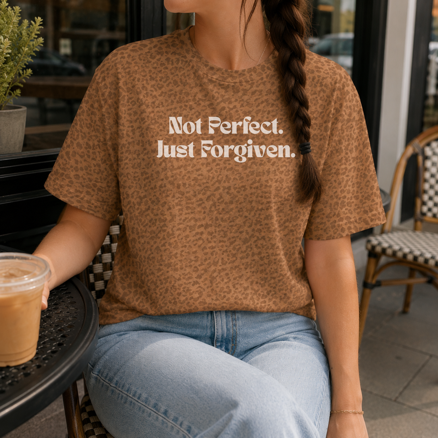 NOT PERFECT. JUST FORGIVEN. TEE