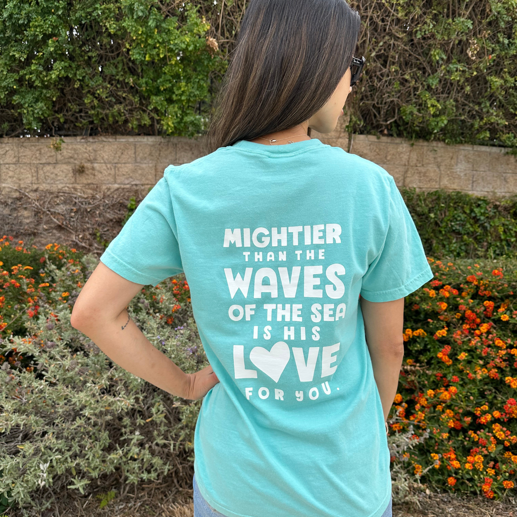 MIGHTIER THAN THE SEA TEE