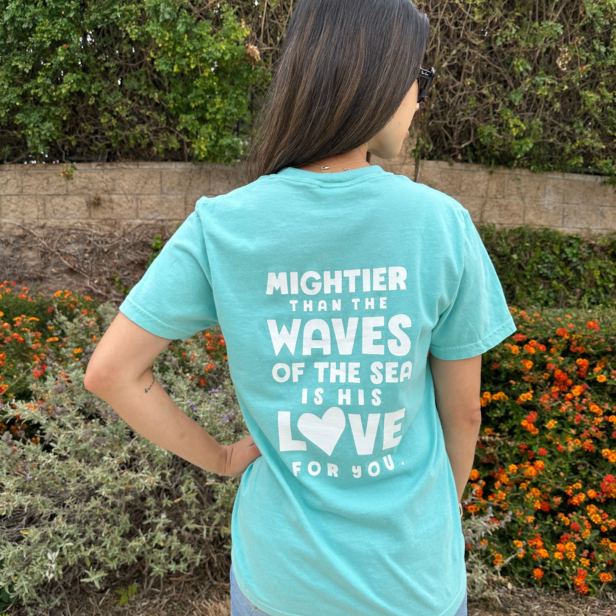 MIGHTIER THAN THE SEA TEE