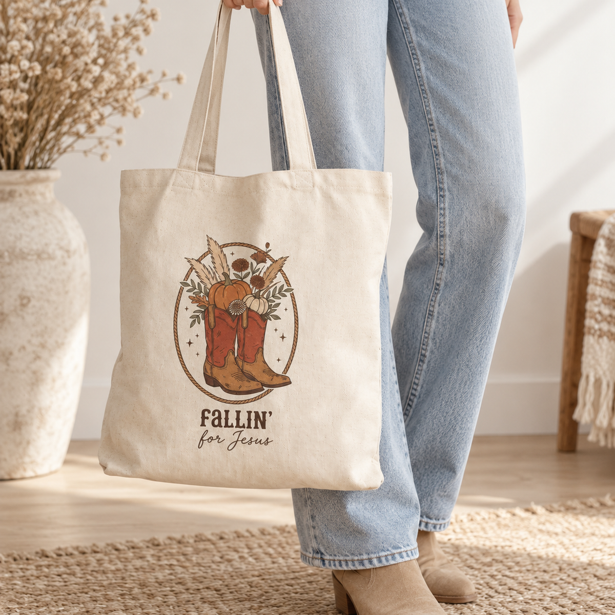 FALLIN' FOR JESUS TOTE
