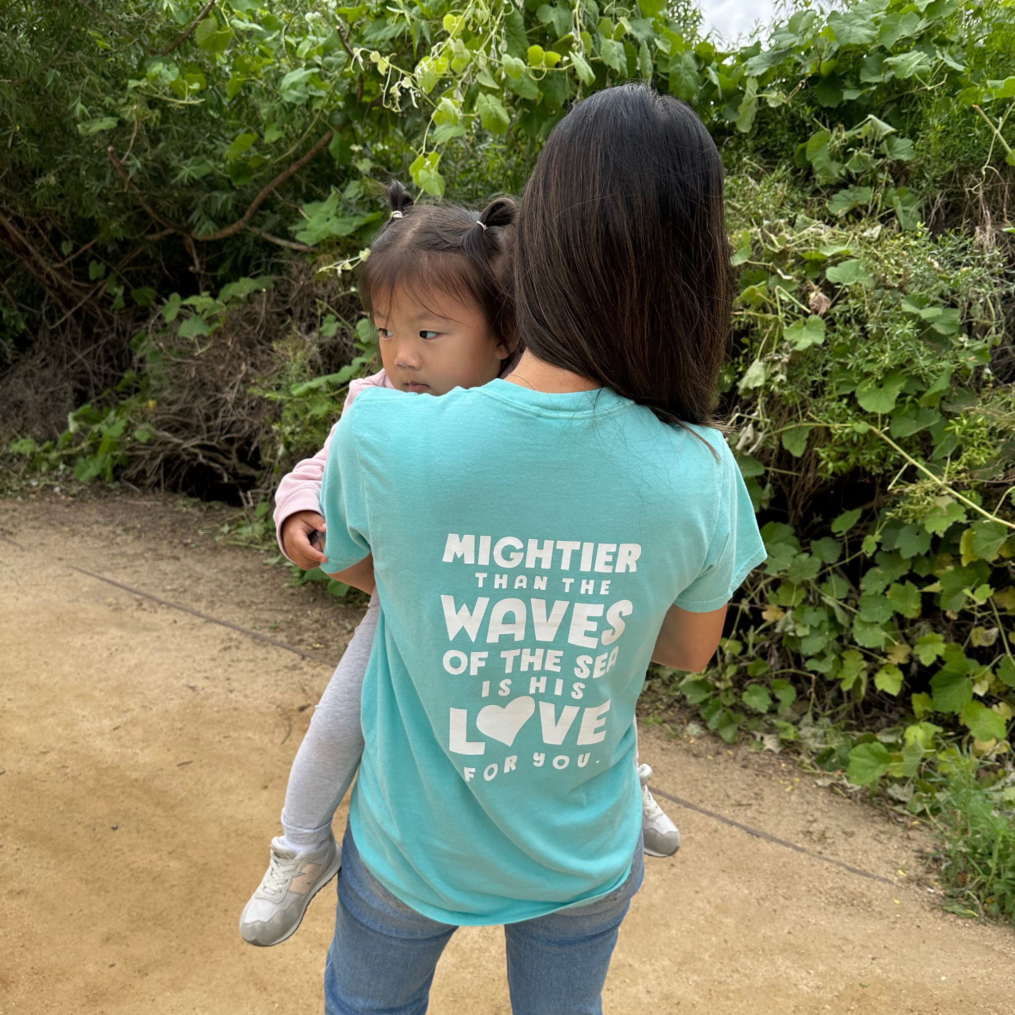 MIGHTIER THAN THE SEA TEE