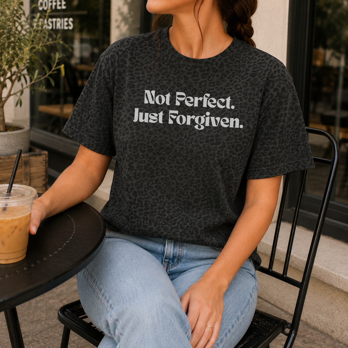 NOT PERFECT. JUST FORGIVEN. TEE