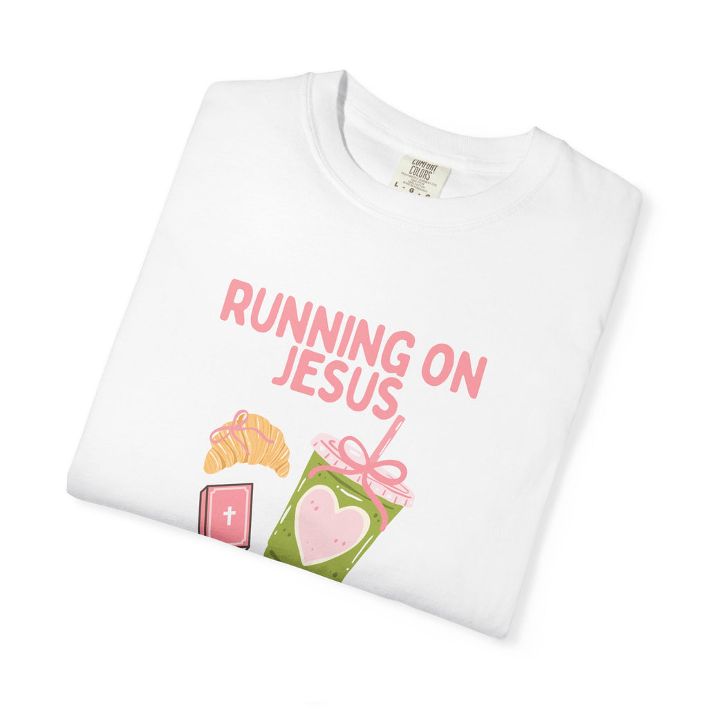 RUNNING ON JESUS & MATCHA TEE