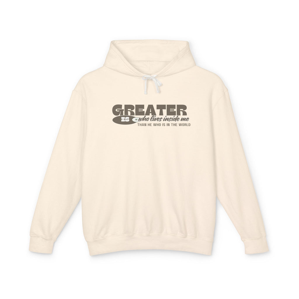 GREATER IS HE HOODIE