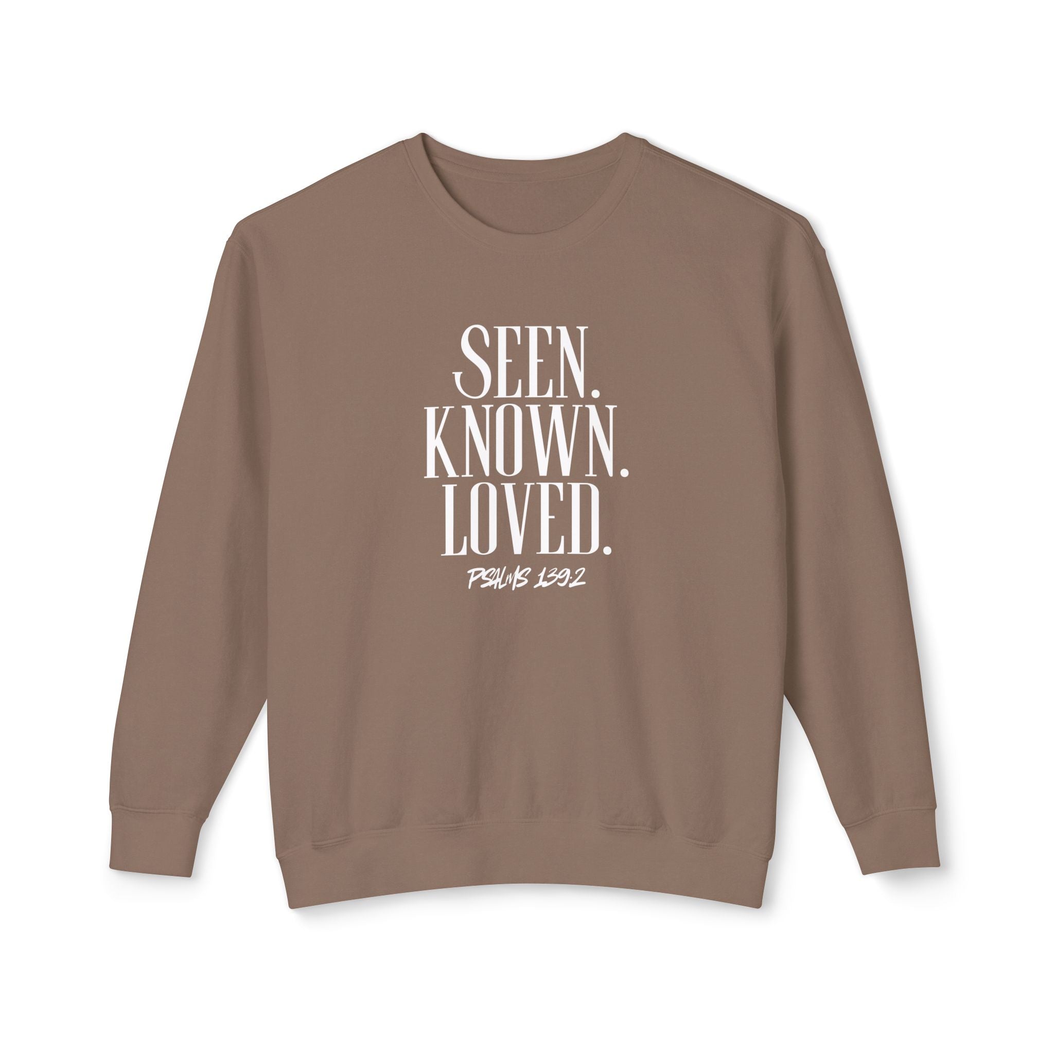 SEEN. KNOWN. LOVED. CREWNECK