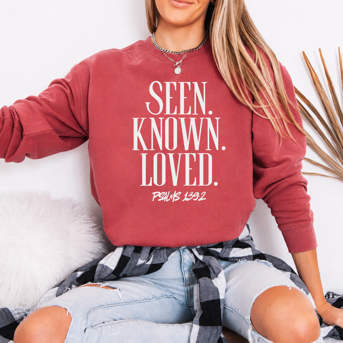 SEEN, KNOWN, LOVED CREWNECK