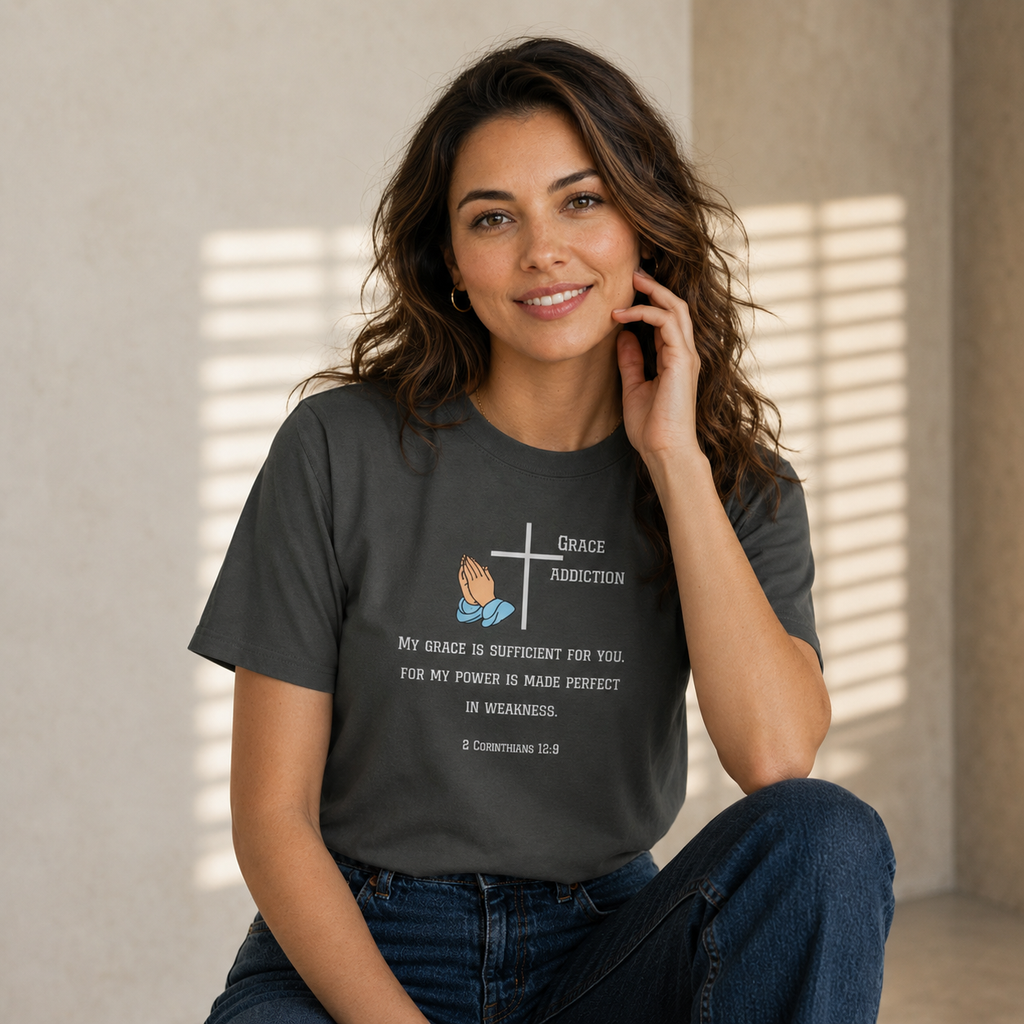 GRACE OVER ADDICTION TEE