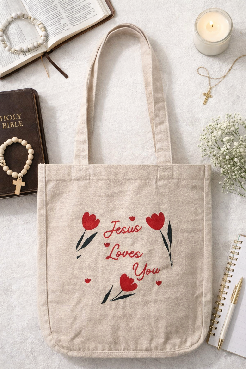 JESUS LOVES YOU TOTE