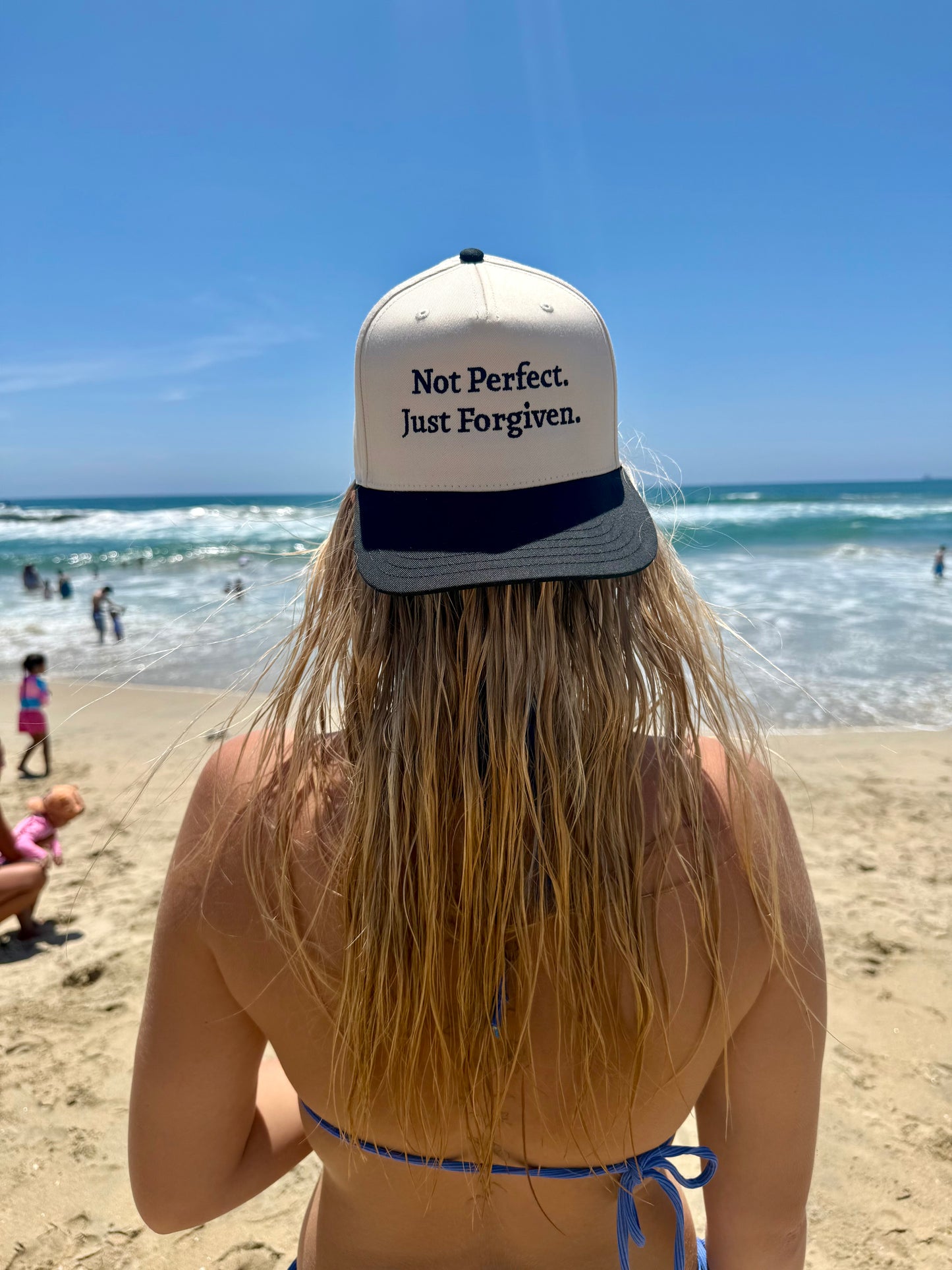 NOT PERFECT. JUST FORGIVEN. HAT