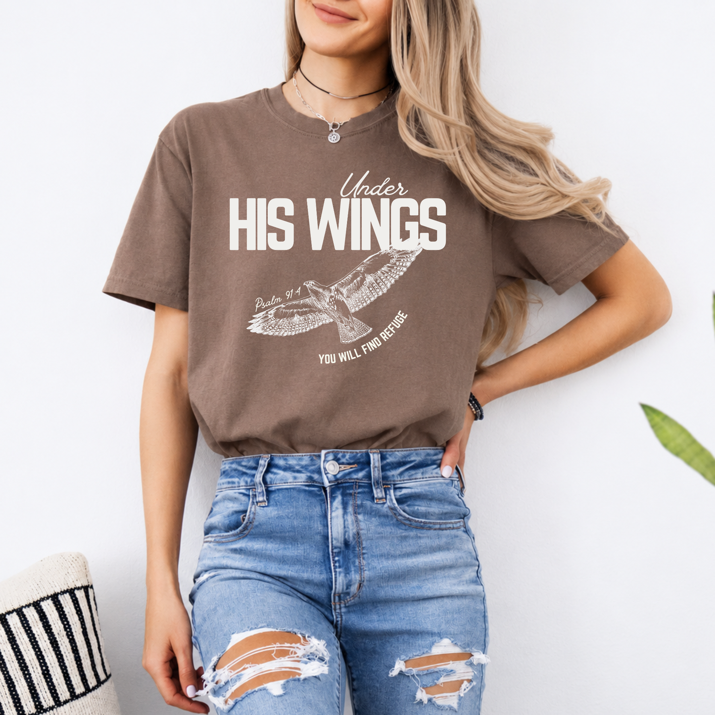 UNDER HIS WINGS TEE