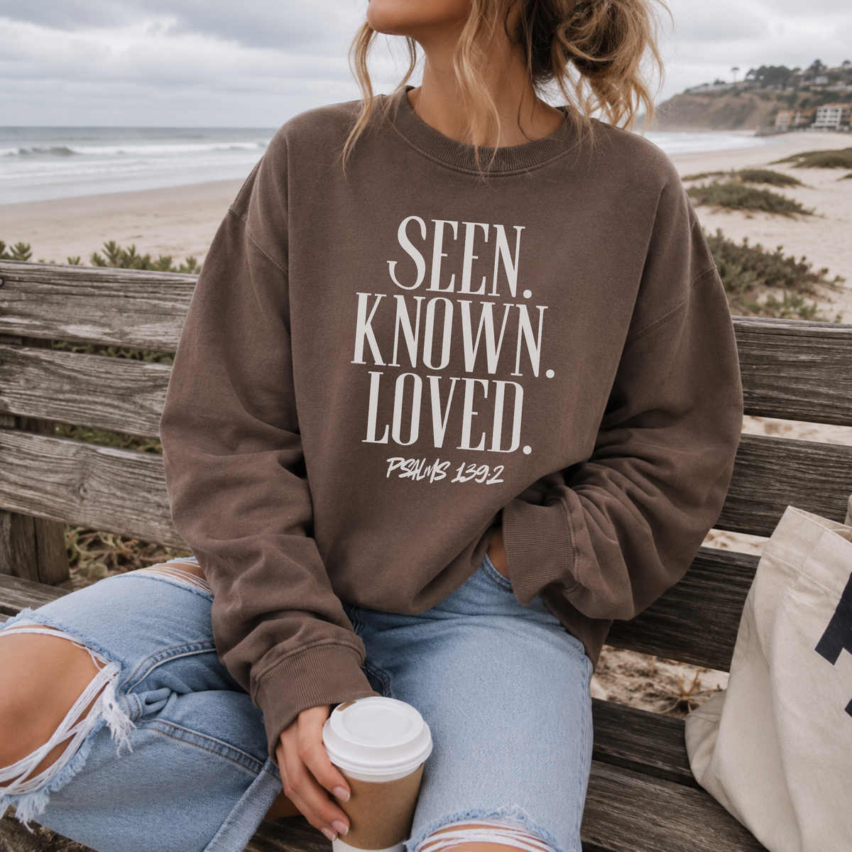 SEEN, KNOWN, LOVED CREWNECK