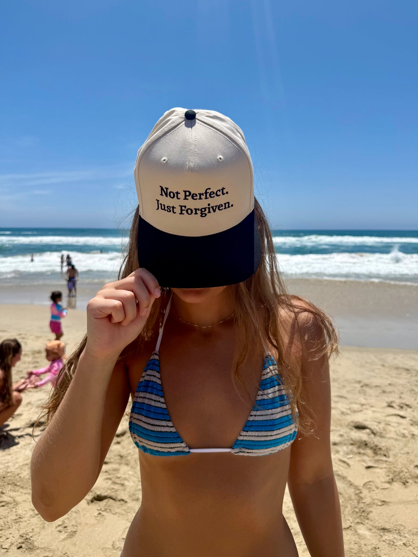 NOT PERFECT. JUST FORGIVEN. HAT