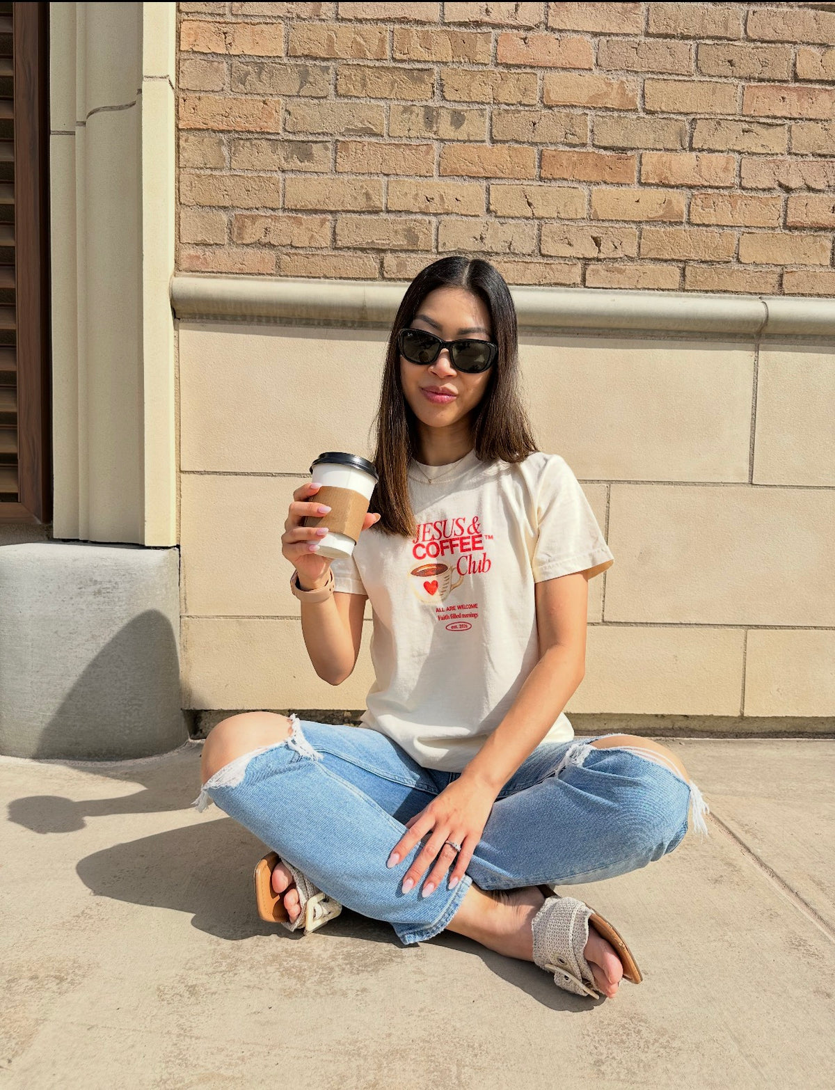 JESUS + COFFEE CLUB TEE