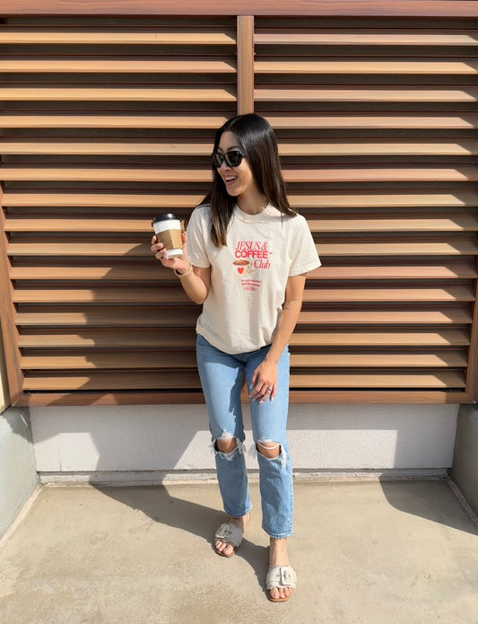 JESUS + COFFEE CLUB TEE