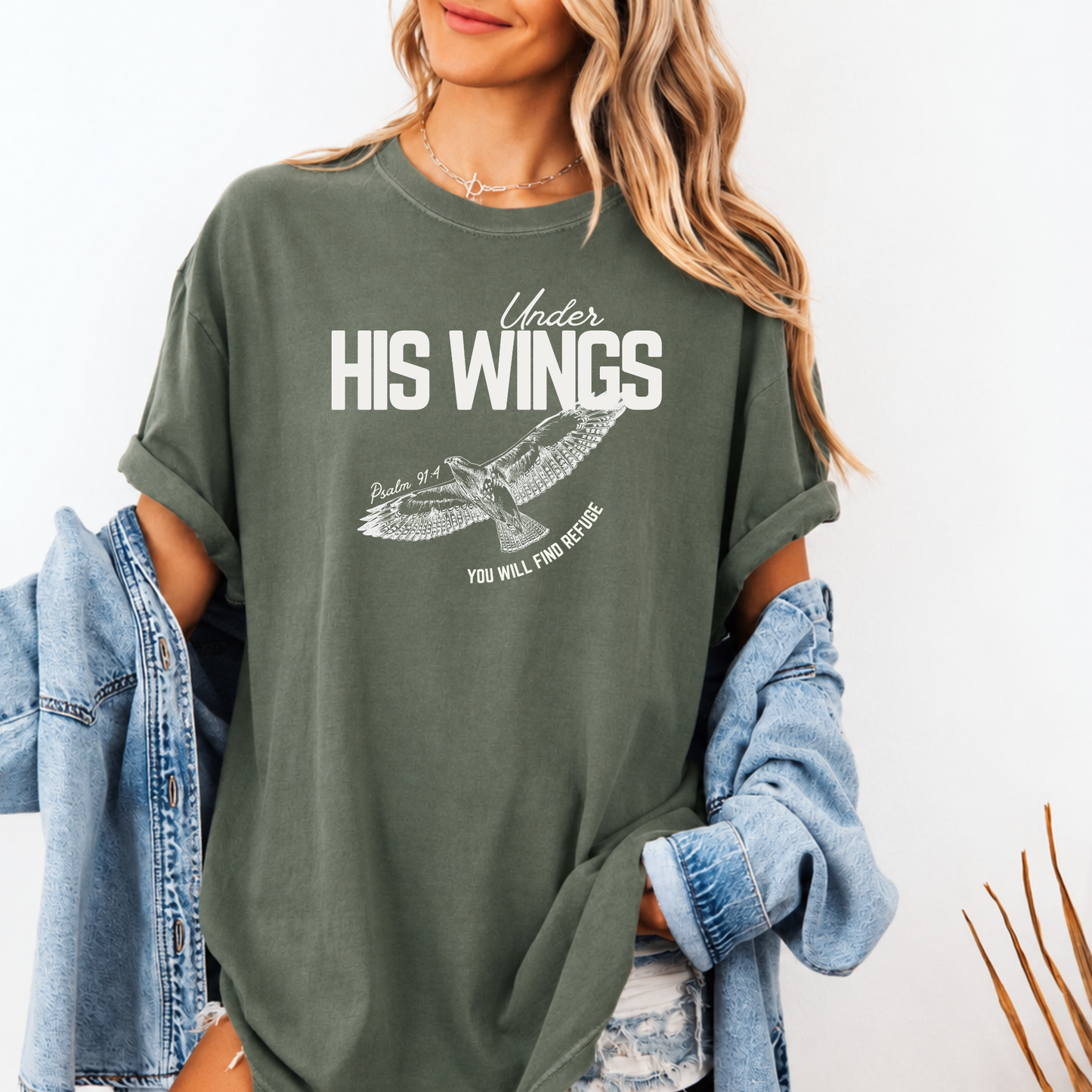 UNDER HIS WINGS TEE
