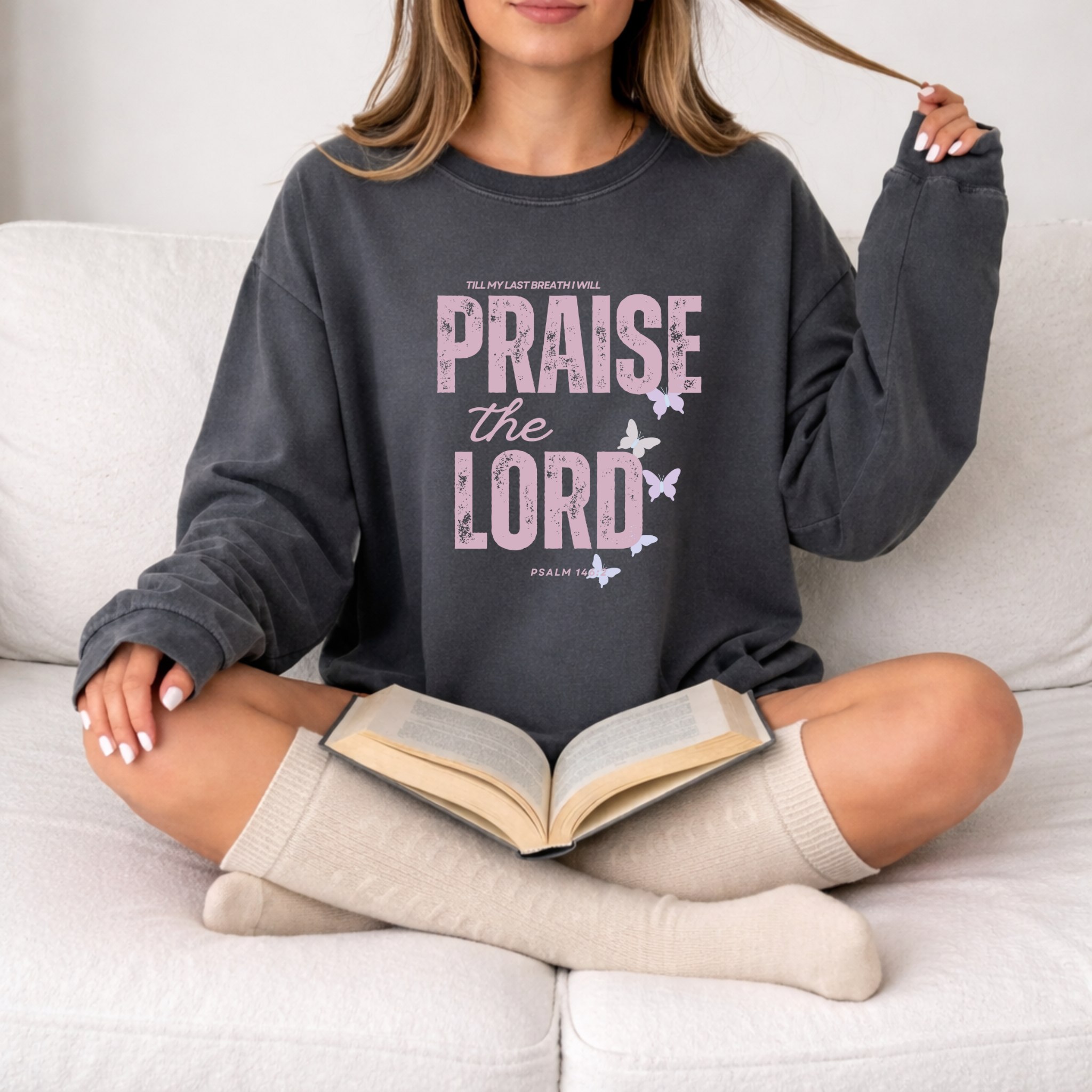 PRAISE THE LORD LONG SLEEVE TEE