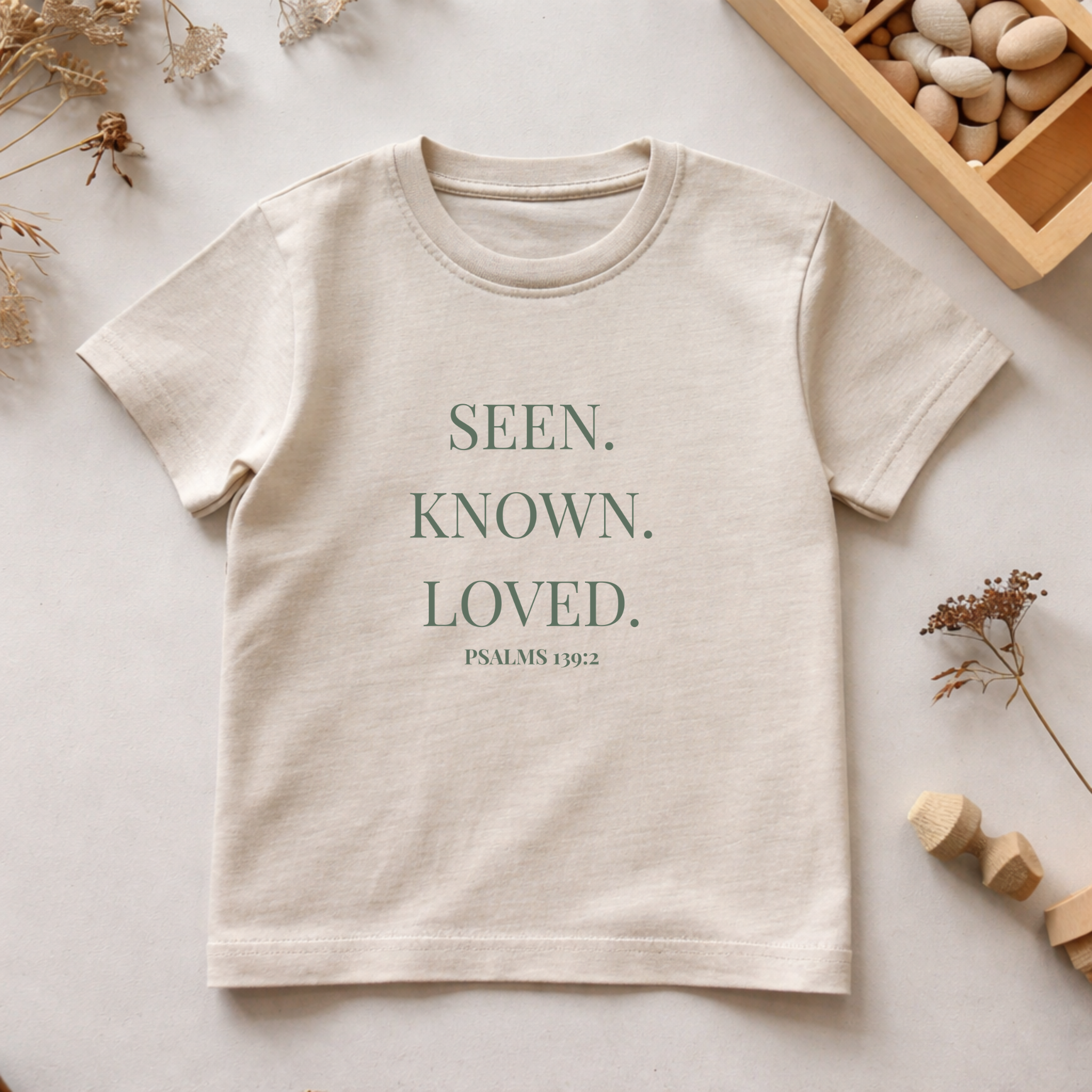 SEEN, KNOWN, LOVED KIDS TEE