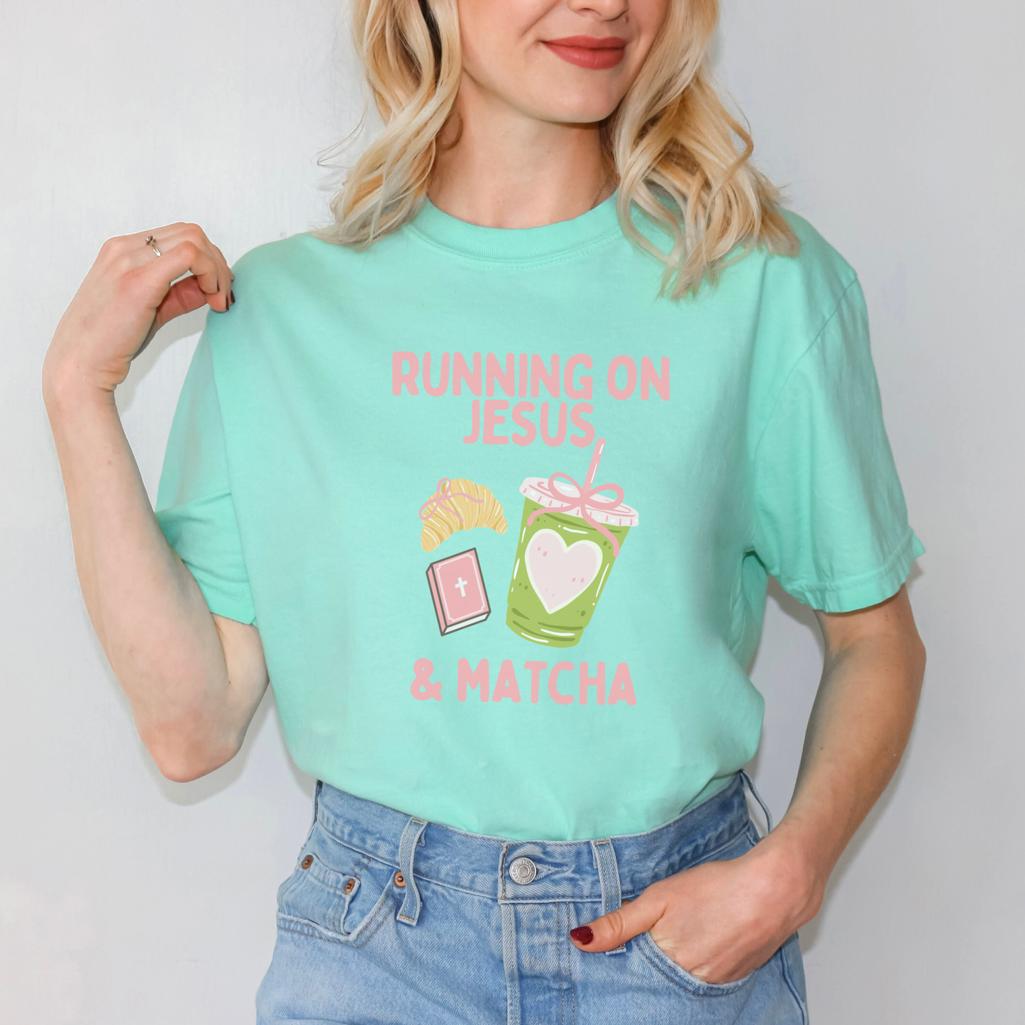 JESUS + MATCHA TEE