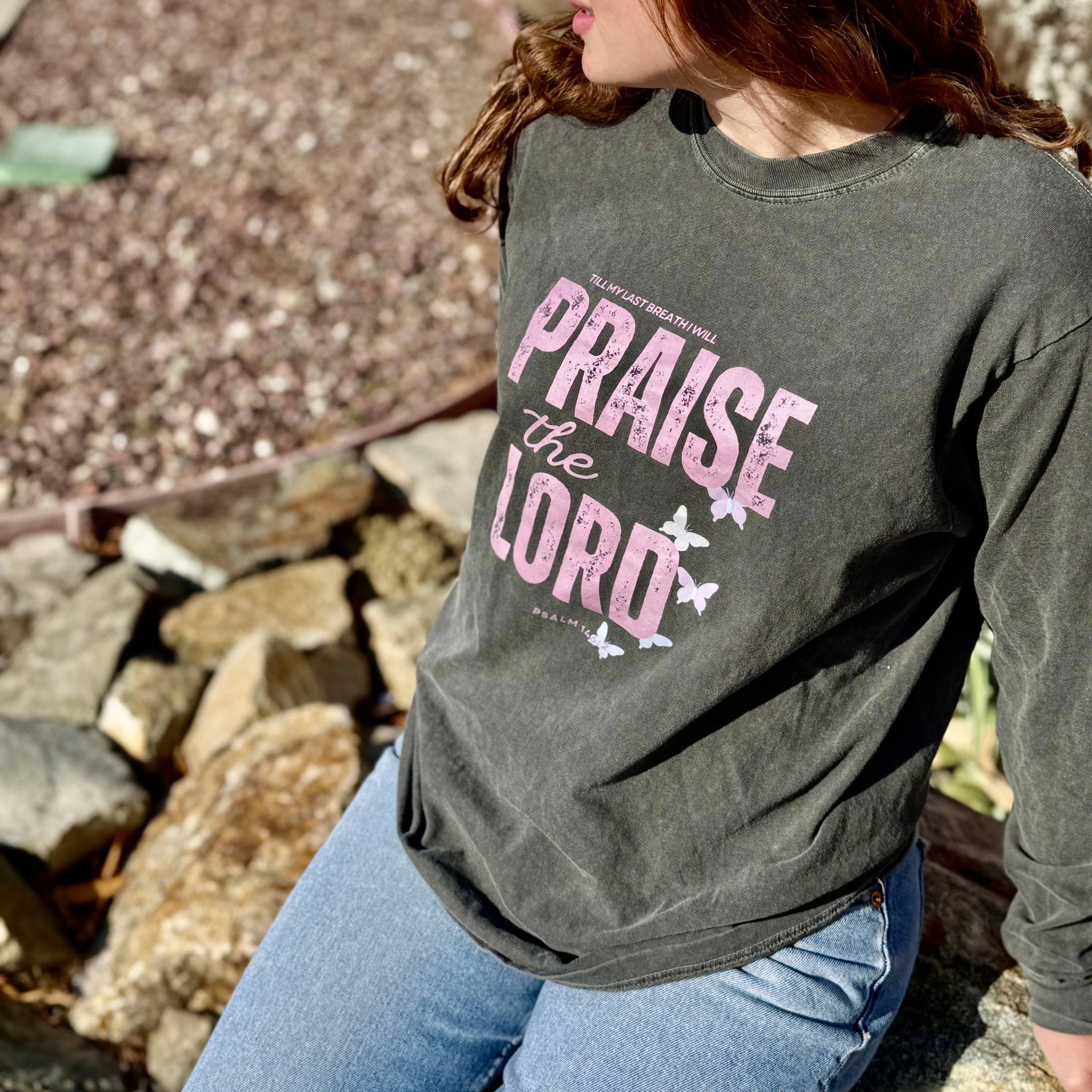 PRAISE THE LORD LONG SLEEVE TEE