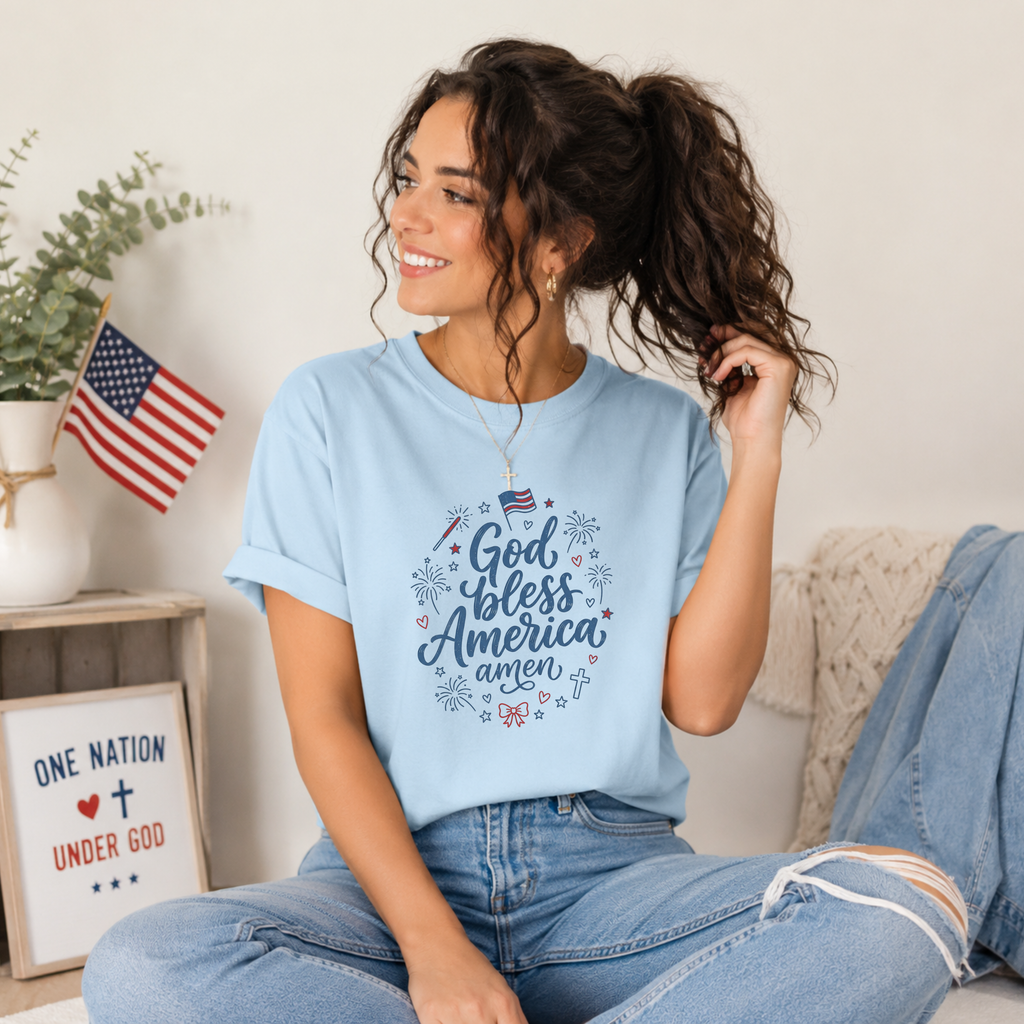 GOD BLESS AMERICA TEE