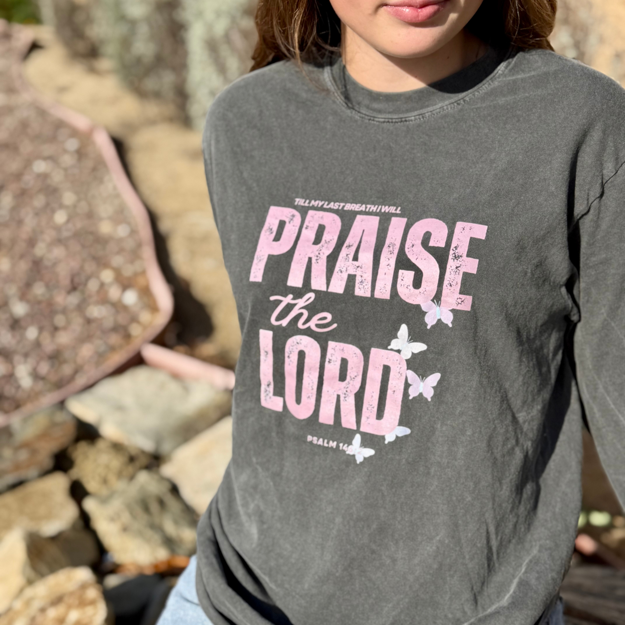 PRAISE THE LORD LONG SLEEVE TEE