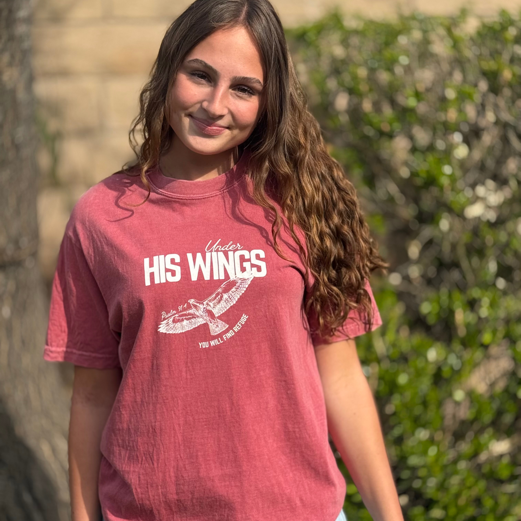 UNDER HIS WINGS TEE