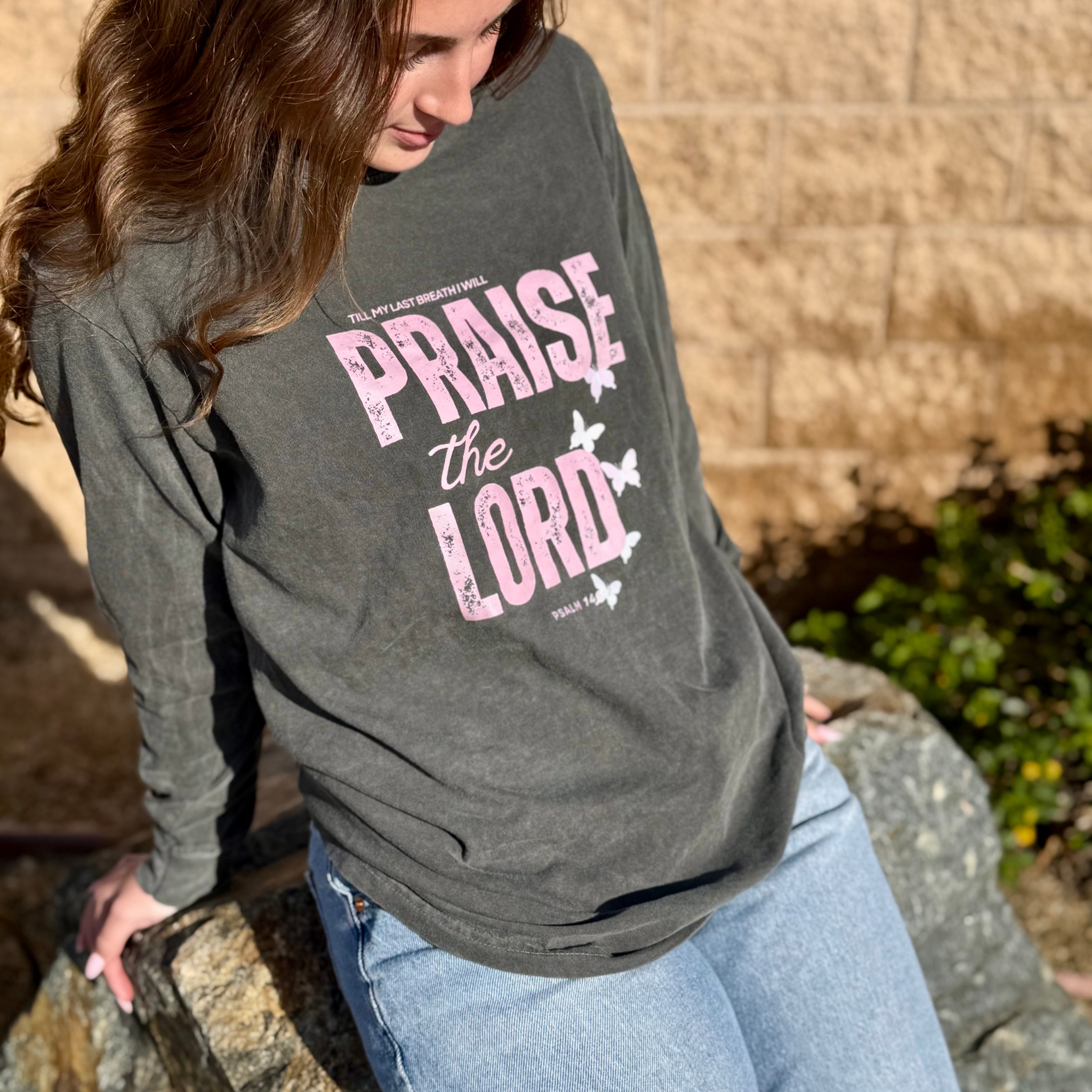 PRAISE THE LORD LONG SLEEVE TEE