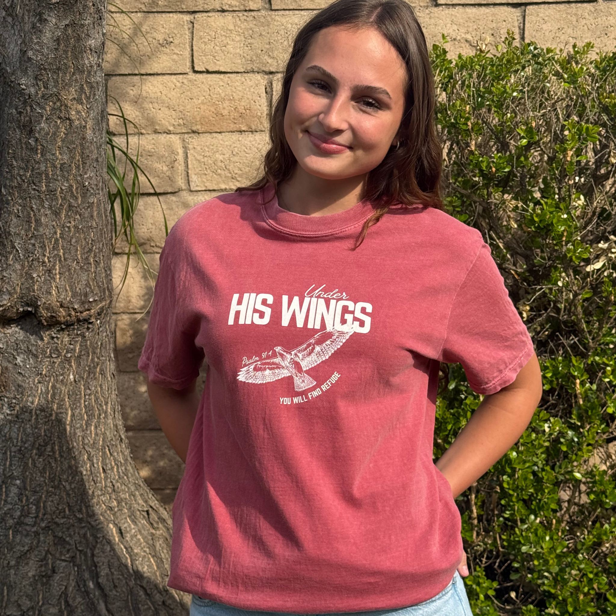 UNDER HIS WINGS TEE