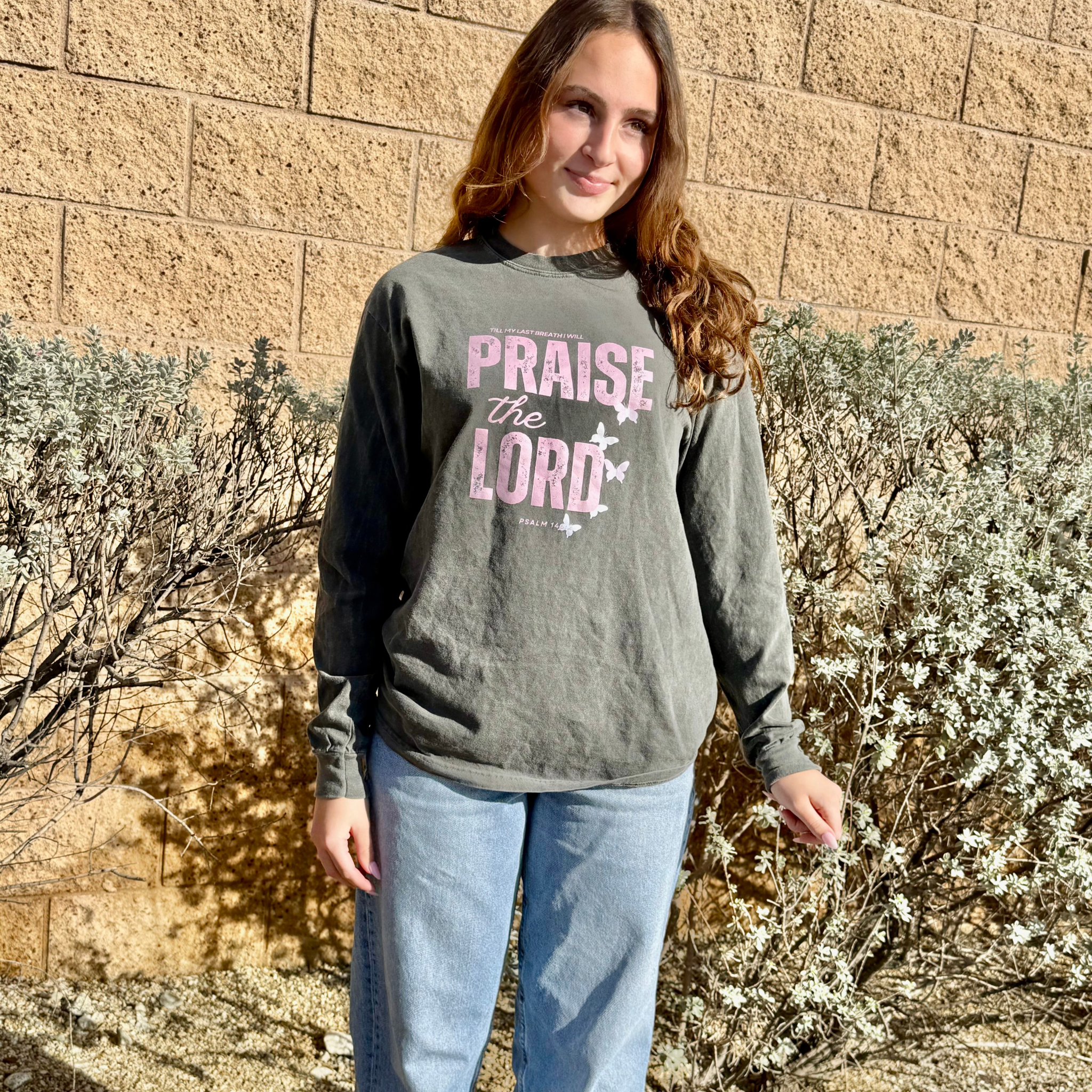 PRAISE THE LORD LONG SLEEVE TEE
