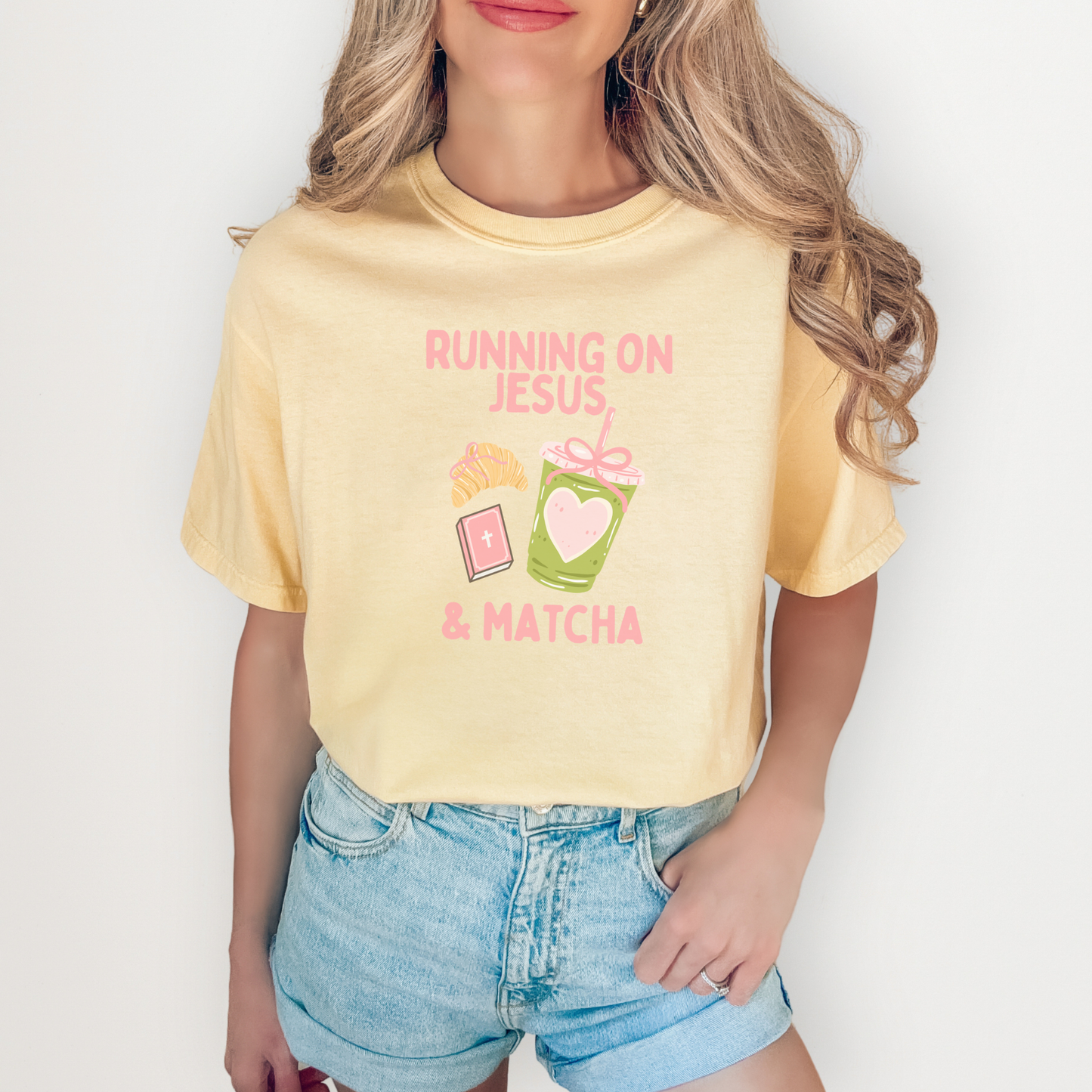 JESUS + MATCHA TEE