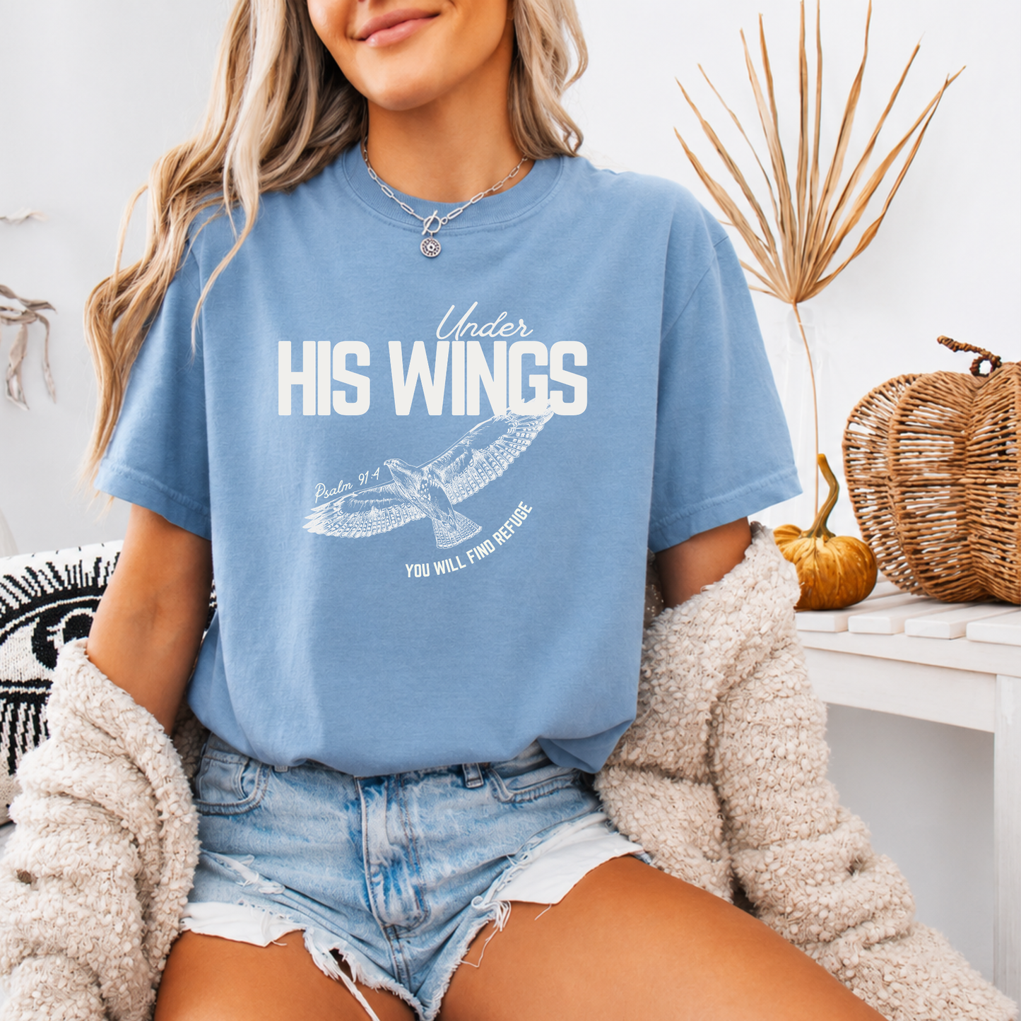 UNDER HIS WINGS TEE