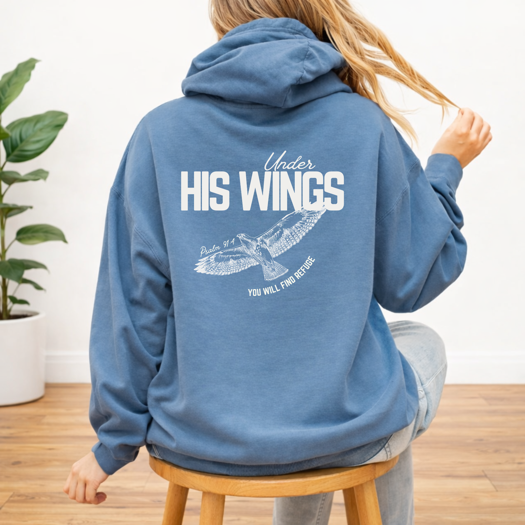UNDER HIS WINGS HOODIE