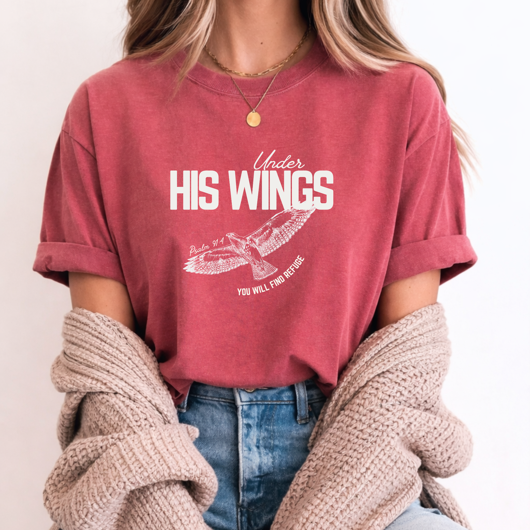 UNDER HIS WINGS TEE