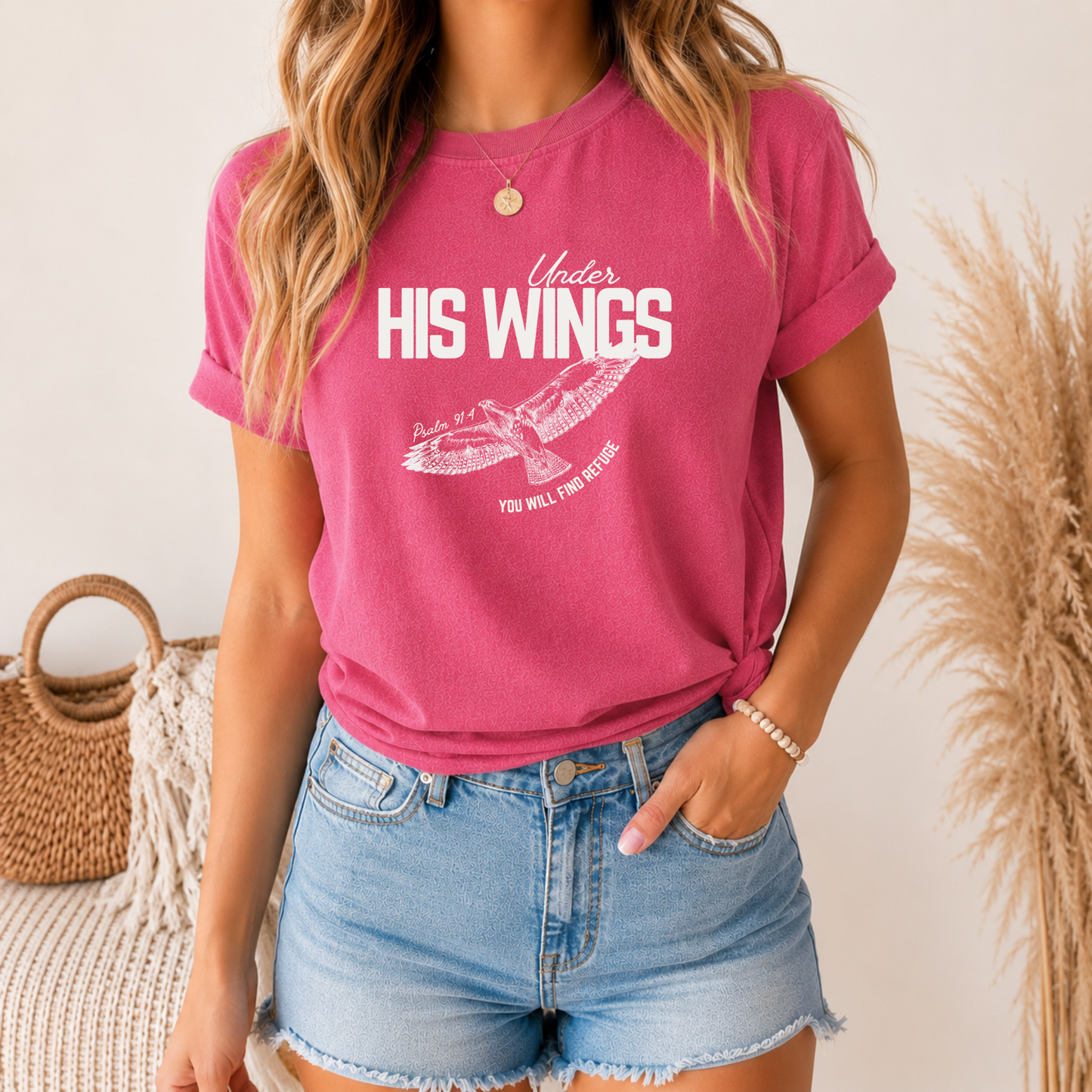 UNDER HIS WINGS TEE