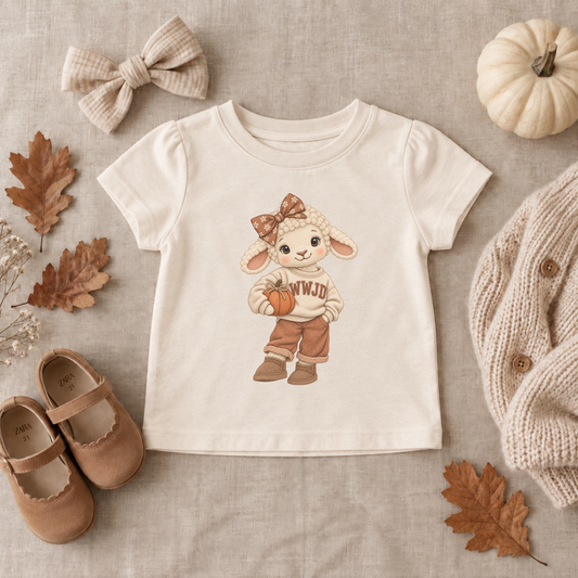 GIRLS WWJD TODDLER TEE